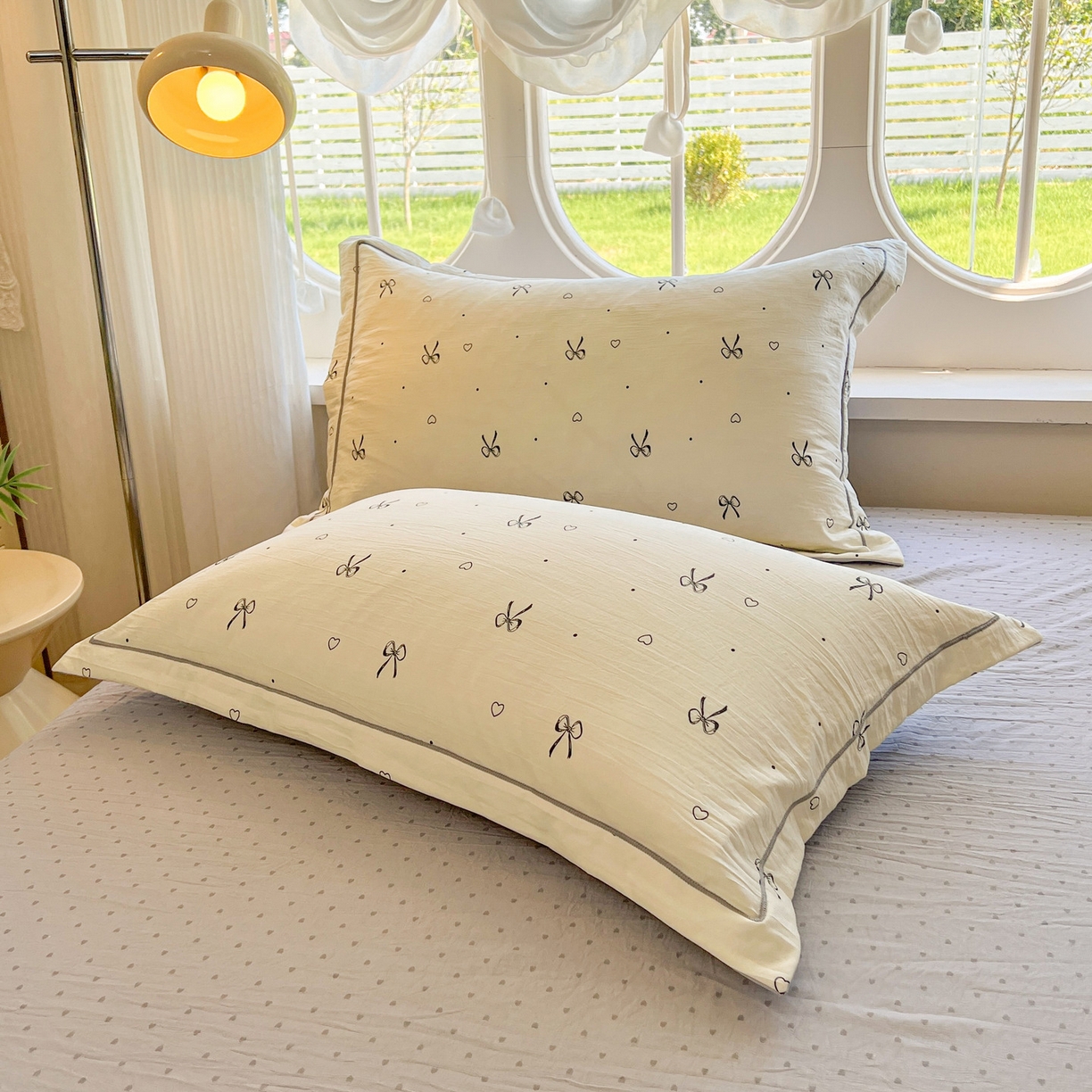 91家纺网 家纺一手货源 找家纺 韩后家纺 2025新款水洗棉印花系列四件套 舒芙蕾