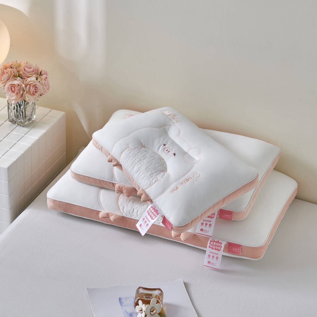 91家纺网 家纺一手货源 找家纺 （总）芯链 2024新款亚朵酒店同款慢回弹记忆枕 产品图