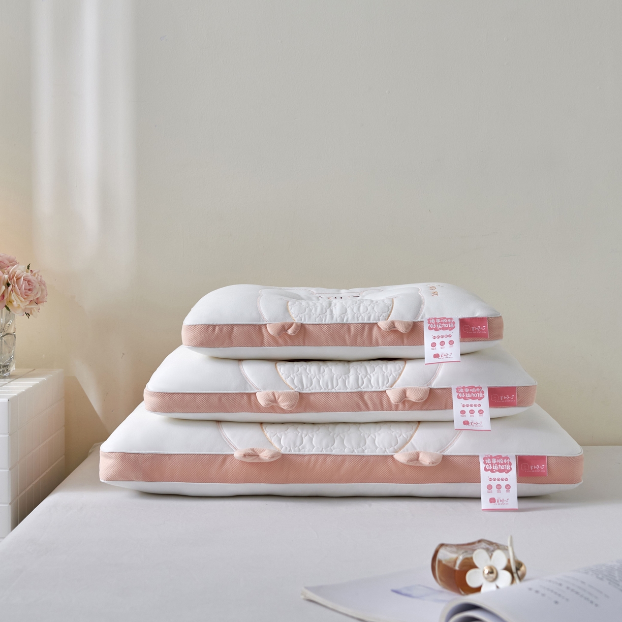 91家纺网 家纺一手货源 找家纺 （总）芯链 2025新款诸事顺心亲子枕芯枕头系列