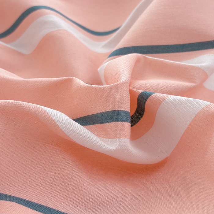 91家纺网 家纺一手货源 找家纺 青泽家纺 2025新款原棉老粗布床笠系列 时尚粉