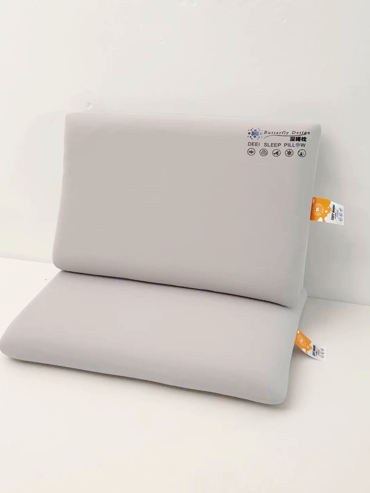 91家纺网 家纺一手货源 找家纺 （总）麦肯锡 2025新款格纹简约深睡记忆枕枕头枕芯