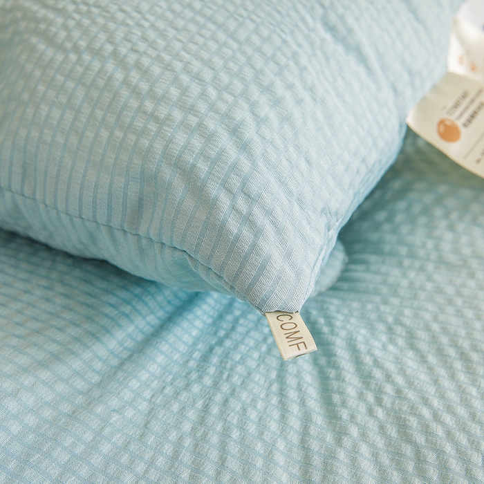 91家纺网 家纺一手货源 找家纺 （总）欢乐季2025新款7A抗菌A类提花皱皱纱大豆纤维被四季被+被芯