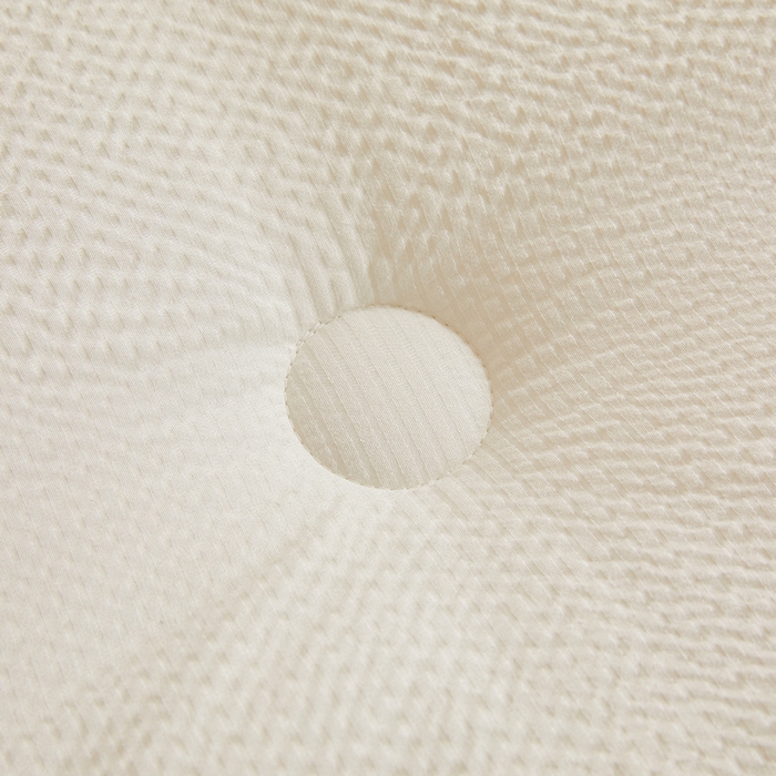 91家纺网 家纺一手货源 找家纺 欢乐季2025新款7A抗菌A类提花皱皱纱大豆纤维被四季被+被芯 月光白