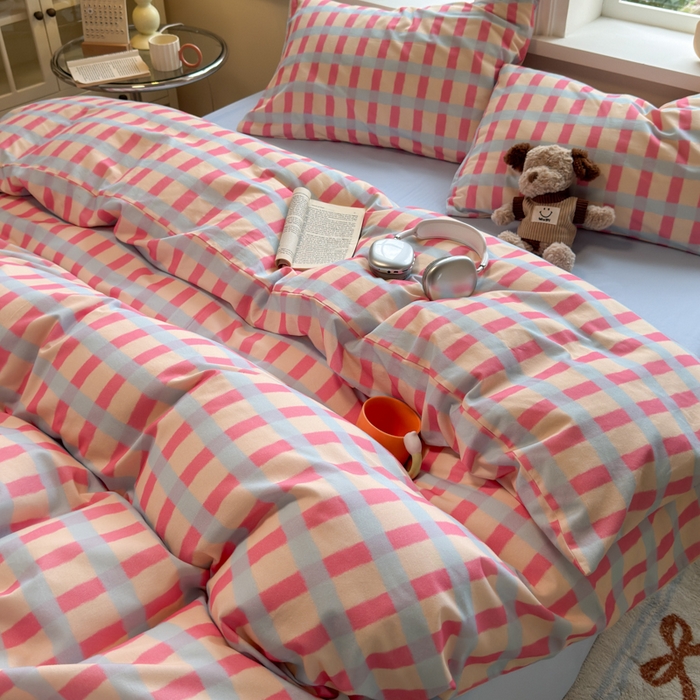 91家纺网 家纺一手货源 找家纺 （总）如意朵 2025新款全棉纯棉磨毛四件套