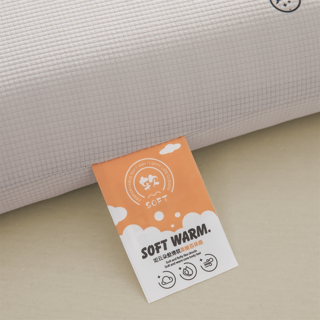 91家纺网 家纺一手货源 找家纺 麦肯锡 2025新款格纹简约深睡记忆枕枕头枕芯 灰色