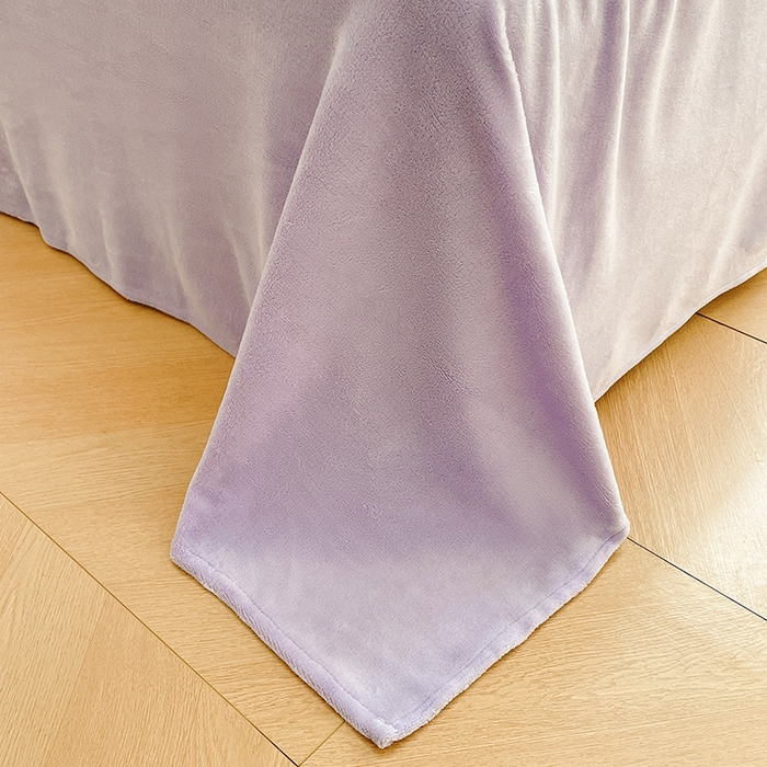 91家纺网 家纺一手货源 找家纺 摩妮卡 2025新款提花豆豆绒卡通印花牛奶绒四件套 兔兔物语