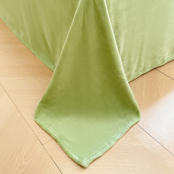 91家纺网 家纺一手货源 找家纺 摩妮卡 2025新款提花豆豆绒卡通印花牛奶绒四件套 喜多熊