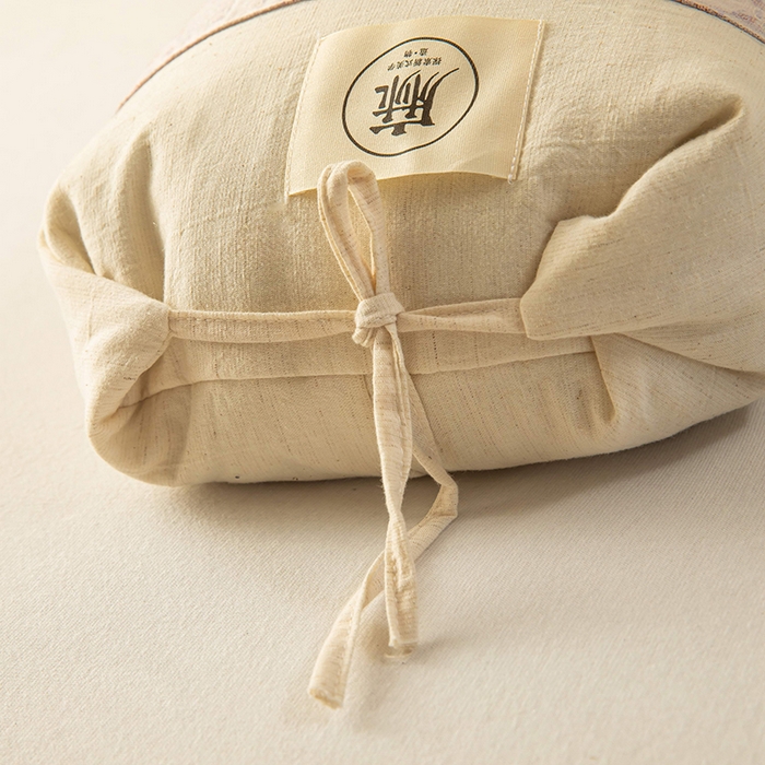 91家纺网 家纺一手货源 找家纺 梦莱家纺 2025新款棉麻荞麦枕枕头枕芯 浅粉 32x55cm苦荞/只