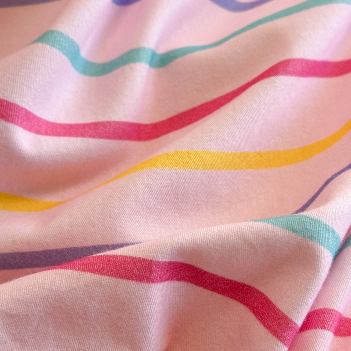 91家纺网 家纺一手货源 找家纺 如意朵 2025新款全棉纯棉磨毛四件套 多彩-粉