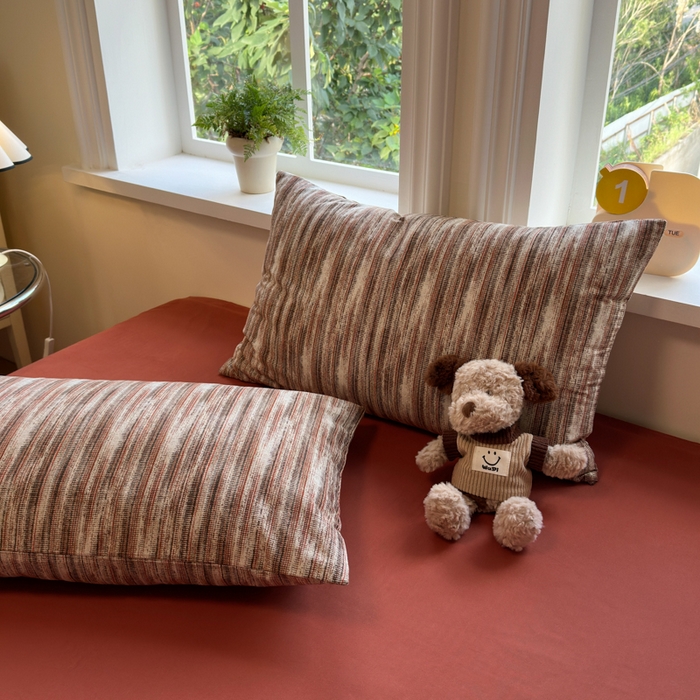 91家纺网 家纺一手货源 找家纺 如意朵 2025新款全棉纯棉磨毛四件套 森律