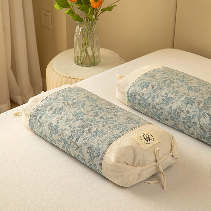 91家纺网 家纺一手货源 找家纺 （总）梦莱家纺 2025新款棉麻荞麦枕枕头枕芯