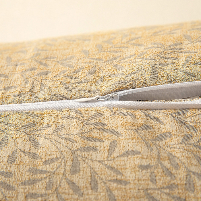 91家纺网 家纺一手货源 找家纺 梦莱家纺 2025新款棉麻荞麦枕枕头枕芯 丛林-咖色