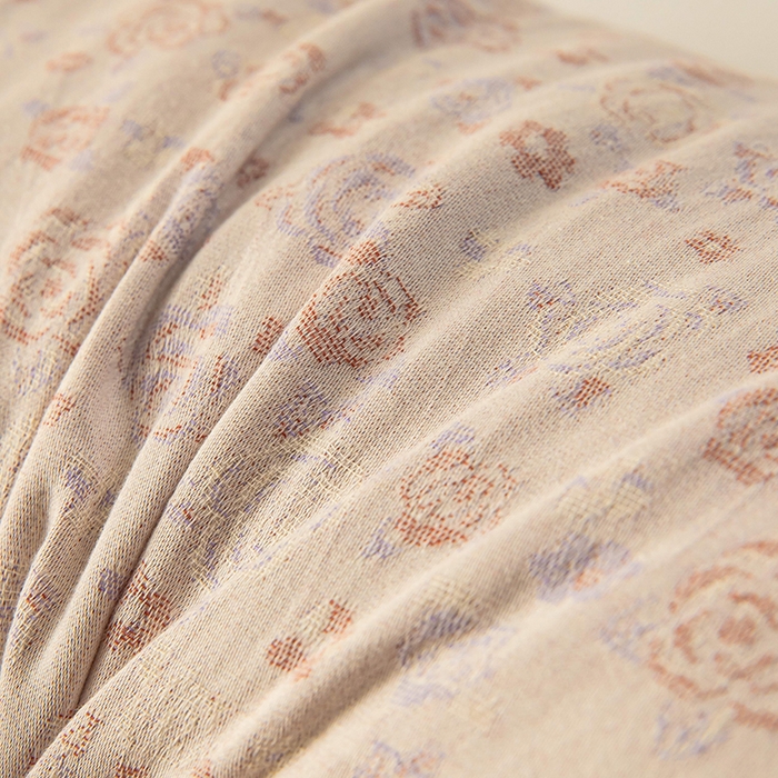 91家纺网 家纺一手货源 找家纺 梦莱家纺 2025新款棉麻荞麦枕枕头枕芯 玫瑰-粉色