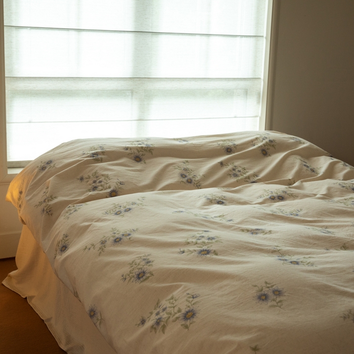 91家纺网 家纺一手货源 找家纺 （总）山舍家居 2025新款竹节棉麻印花工艺款四件套