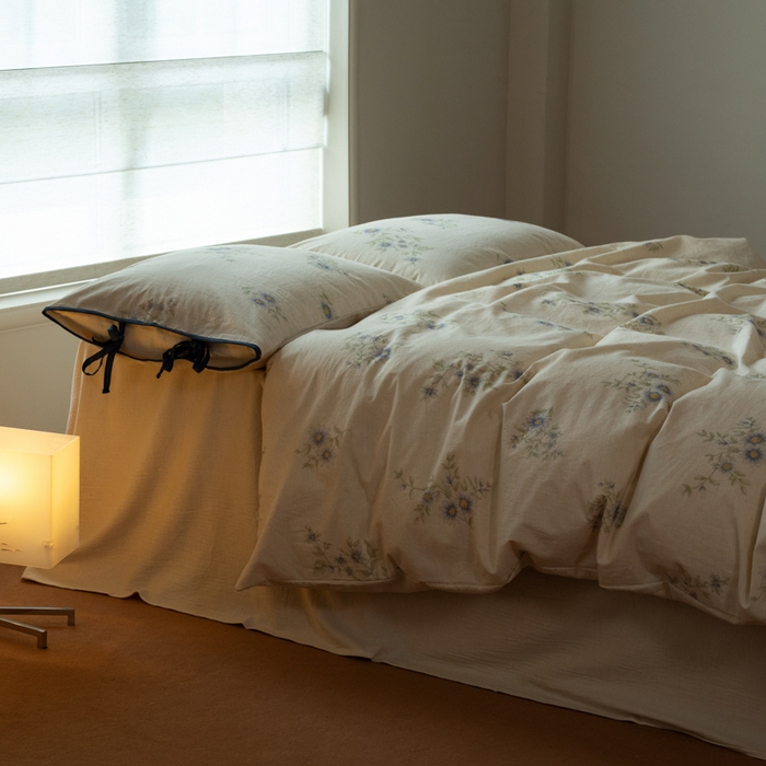 91家纺网 家纺一手货源 找家纺 （总）山舍家居 2025新款竹节棉麻印花工艺款四件套