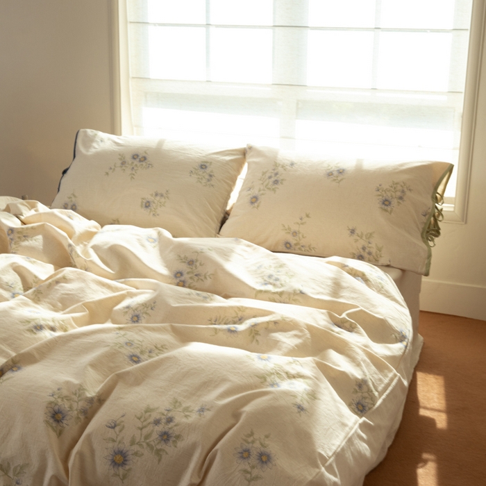 91家纺网 家纺一手货源 找家纺 （总）山舍家居 2025新款竹节棉麻印花工艺款四件套