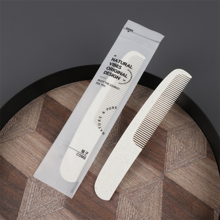 安力森/诚臻酒店用品 植物语软膜系列--加厚软膜 加厚秸秆香蕉梳-单件 加厚软膜