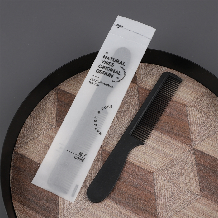 安力森/诚臻酒店用品 植物语软膜系列--加厚软膜 加厚黑拇指梳-2000/箱 加厚软膜