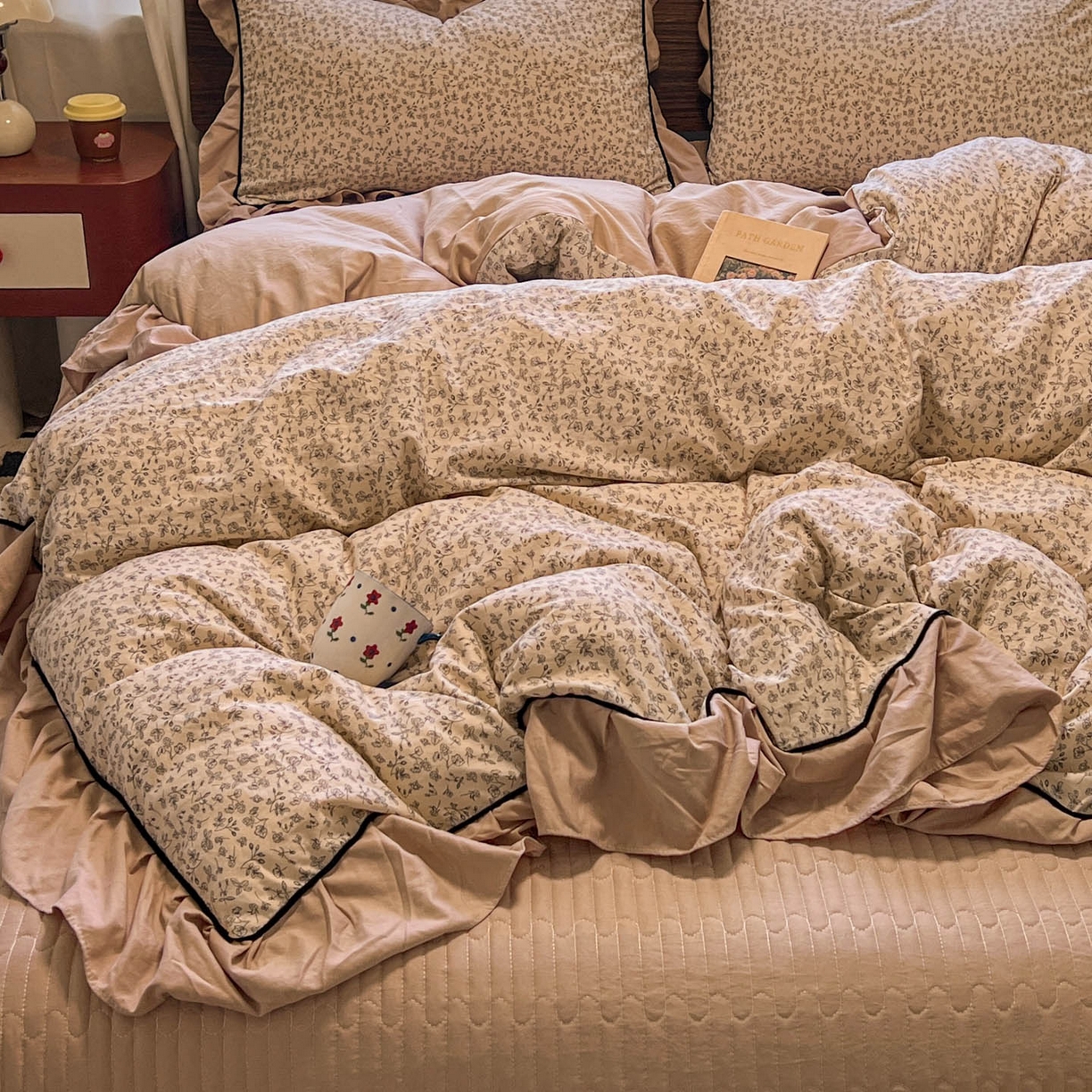 美梦家纺 2025新款亲肤舒适高克重云感棉床盖四件套 赫拉