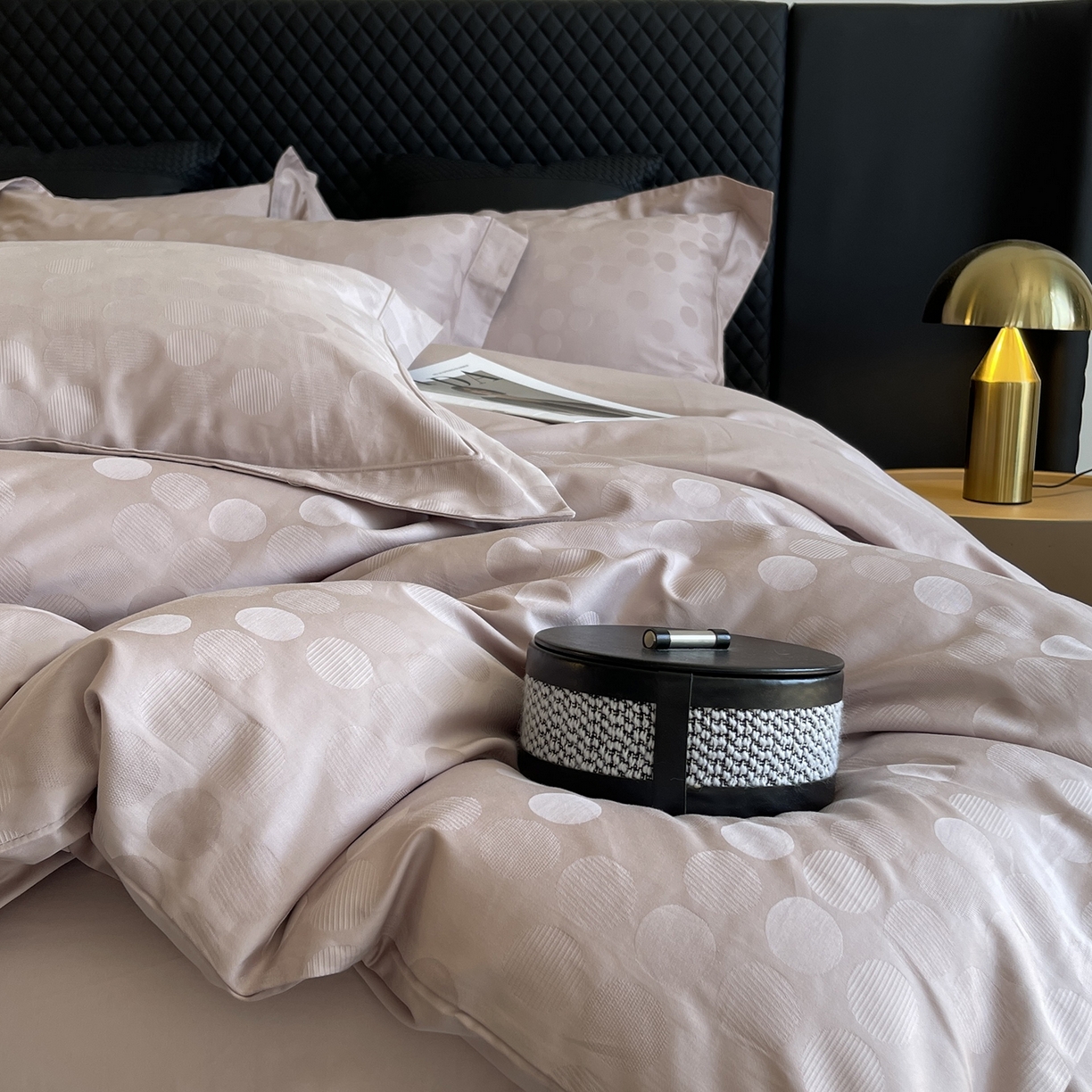 91家纺网 家纺一手货源 找家纺 （总）莱豫家纺 2025秋冬新款长绒棉纯棉提花四件套