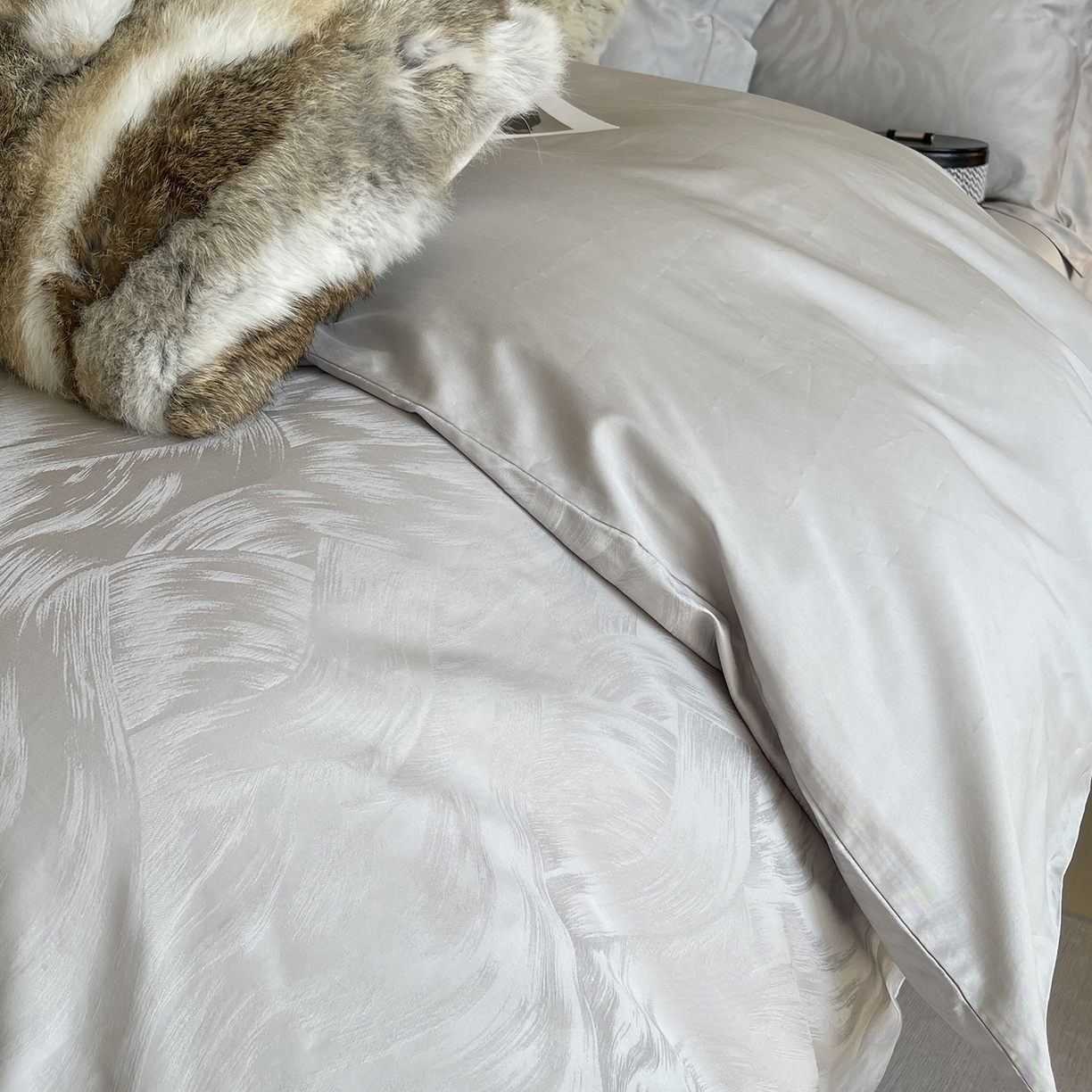 91家纺网 家纺一手货源 找家纺 （总）莱豫家纺 2025秋冬新款长绒棉纯棉提花四件套