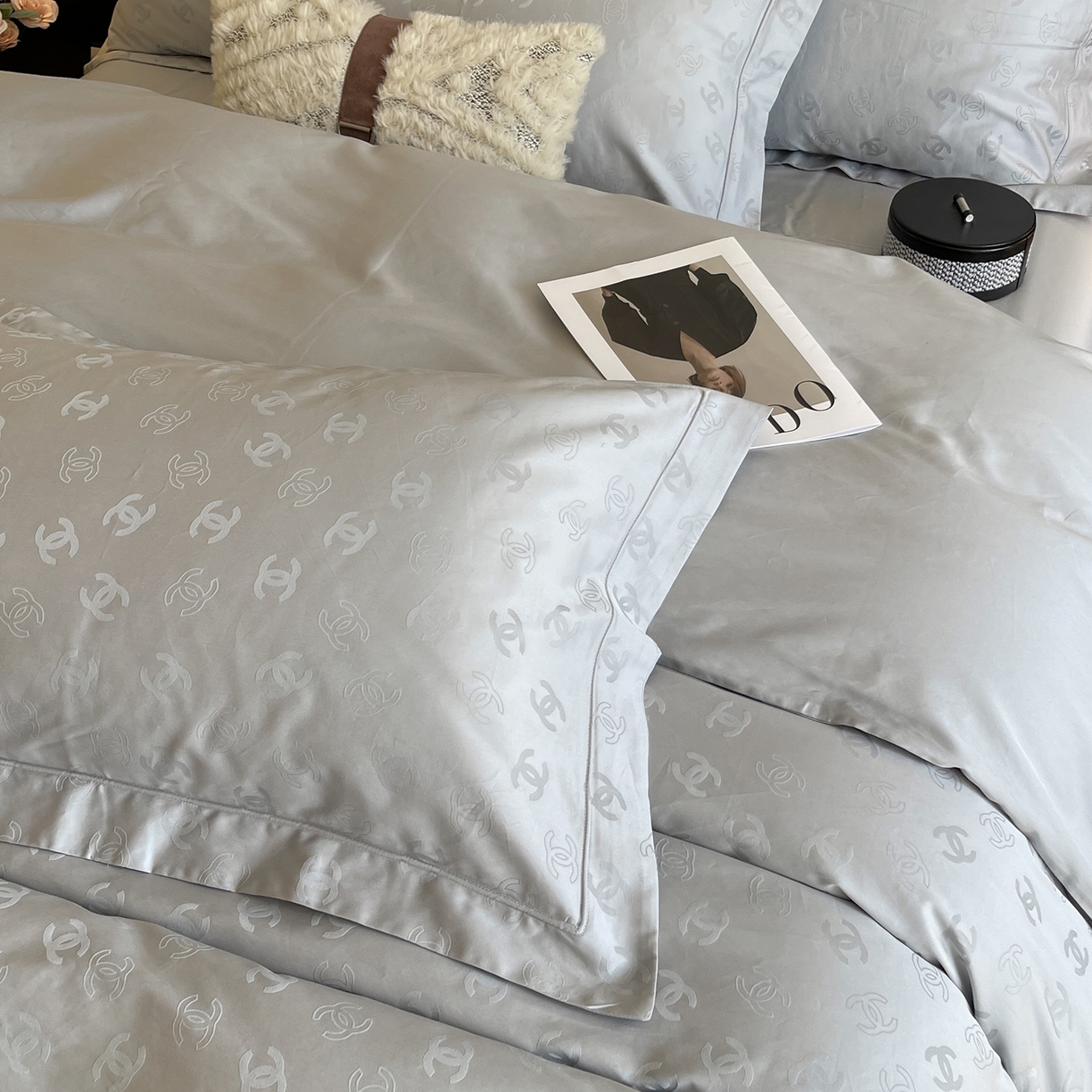 91家纺网 家纺一手货源 找家纺 莱豫家纺 2025秋冬新款长绒棉纯棉提花四件套 佐罗