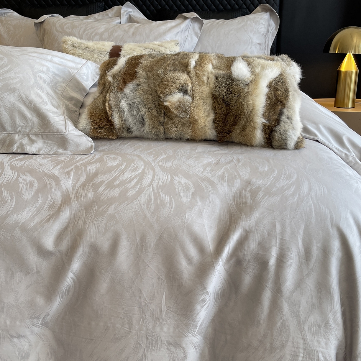 91家纺网 家纺一手货源 找家纺 （总）莱豫家纺 2025秋冬新款长绒棉纯棉提花四件套