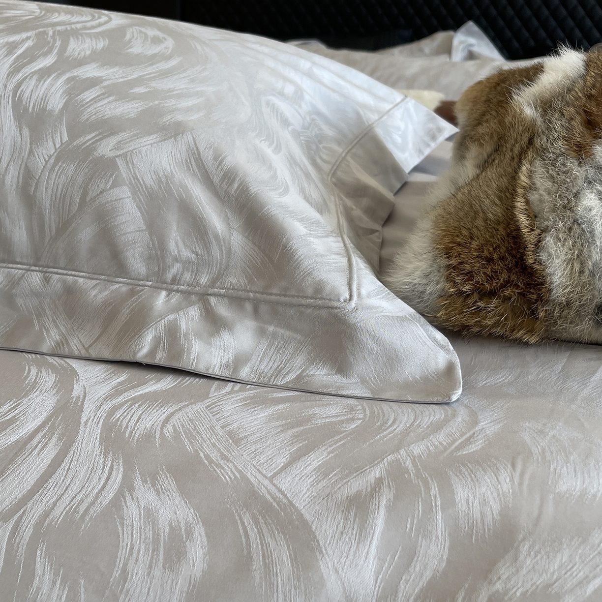 91家纺网 家纺一手货源 找家纺 （总）莱豫家纺 2025秋冬新款长绒棉纯棉提花四件套