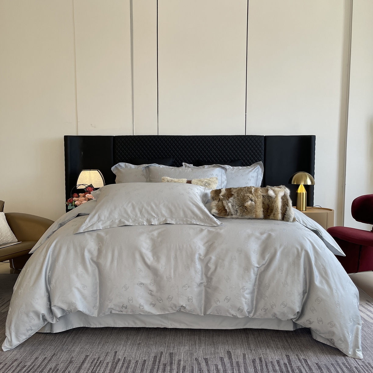 91家纺网 家纺一手货源 找家纺 莱豫家纺 2025秋冬新款长绒棉纯棉提花四件套 佐罗