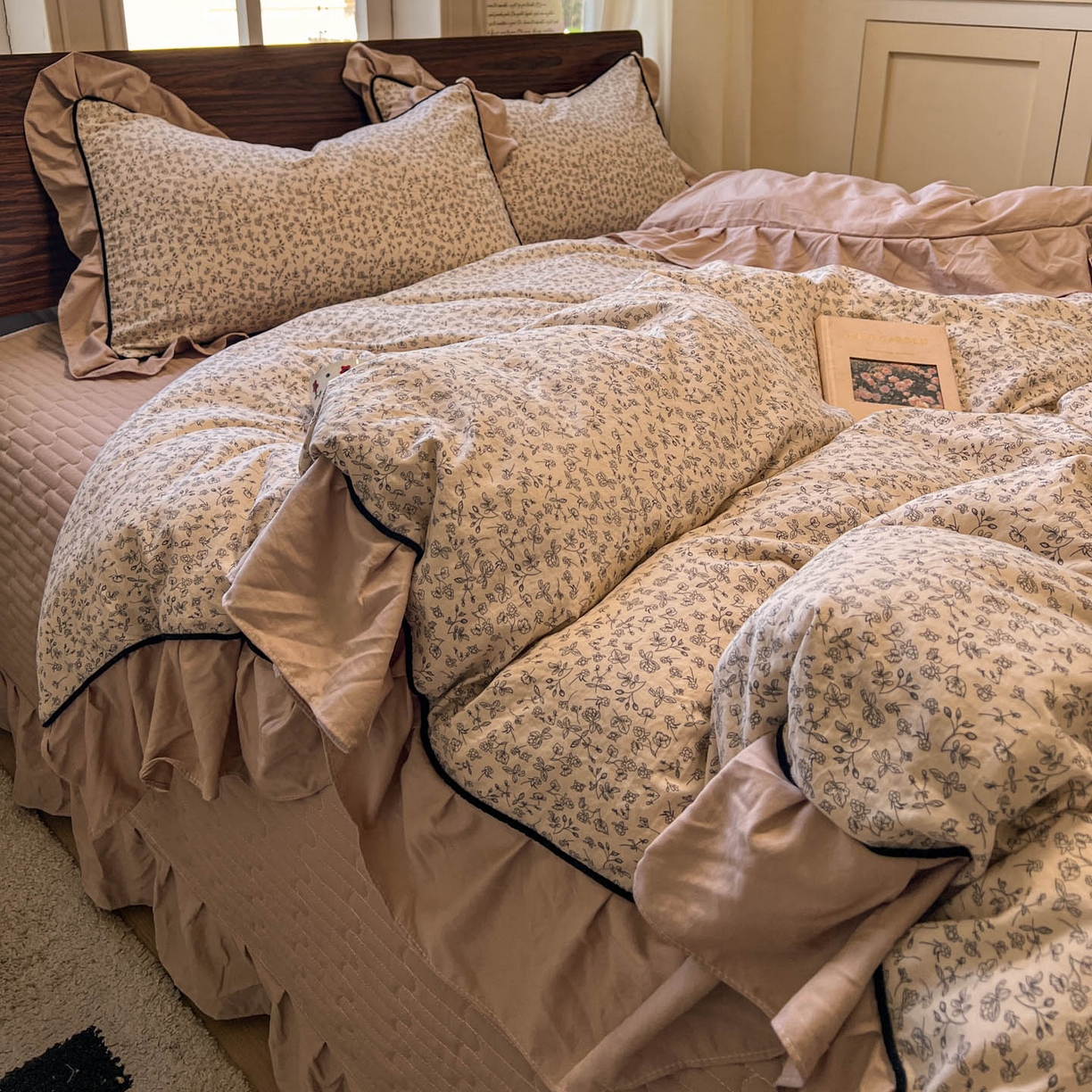 91家纺网 家纺一手货源 找家纺 美梦家纺 2025新款亲肤舒适高克重云感棉床盖四件套 赫拉