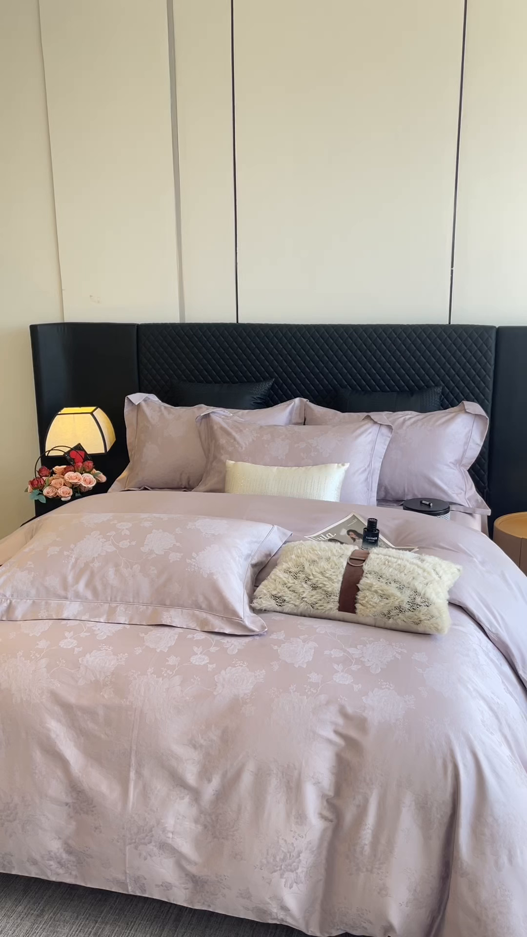 91家纺网 家纺一手货源 找家纺 莱豫家纺 2025秋冬新款长绒棉纯棉提花四件套 佩斯莉