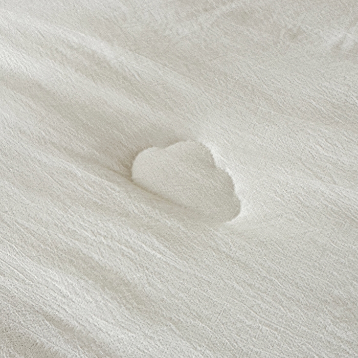 91家纺网 家纺一手货源 找家纺 鸣创 2025新款新疆棉花被双拼被子冬被被芯二合一棉花子母被木棉春秋被 珍珠白