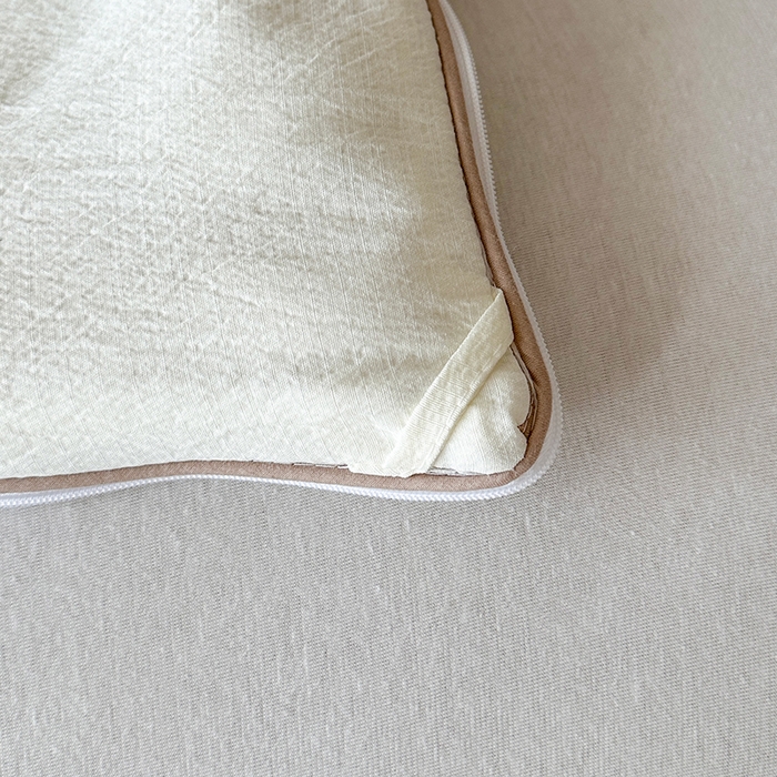 91家纺网 家纺一手货源 找家纺 鸣创 2025新款新疆棉花被双拼被子冬被被芯二合一棉花子母被木棉春秋被 珍珠白