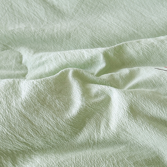 91家纺网 家纺一手货源 找家纺 鸣创 2025新款新疆棉花被双拼被子冬被被芯二合一棉花子母被木棉春秋被 青雅绿