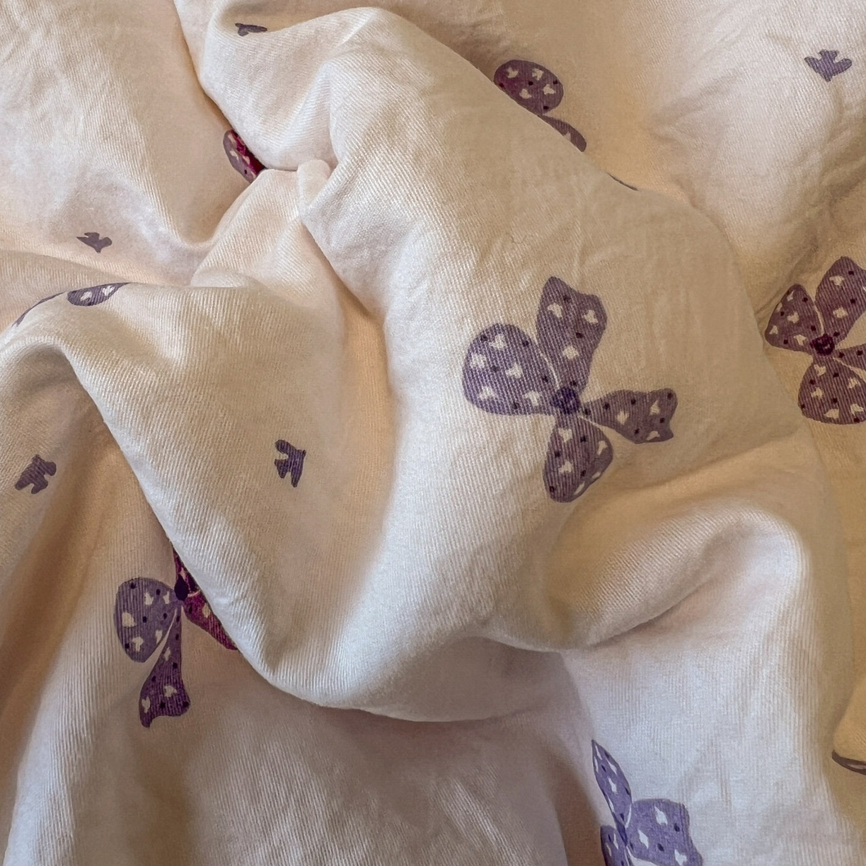 91家纺网 家纺一手货源 找家纺 美梦家纺 2025新款亲肤舒适高克重云感棉床盖四件套 若梦·紫