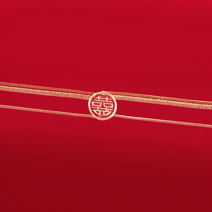 91家纺网 家纺一手货源 找家纺 柏拉图 2025新款100s长绒棉纯棉贡缎提花婚庆系列四件套多件套3 传承龙凤