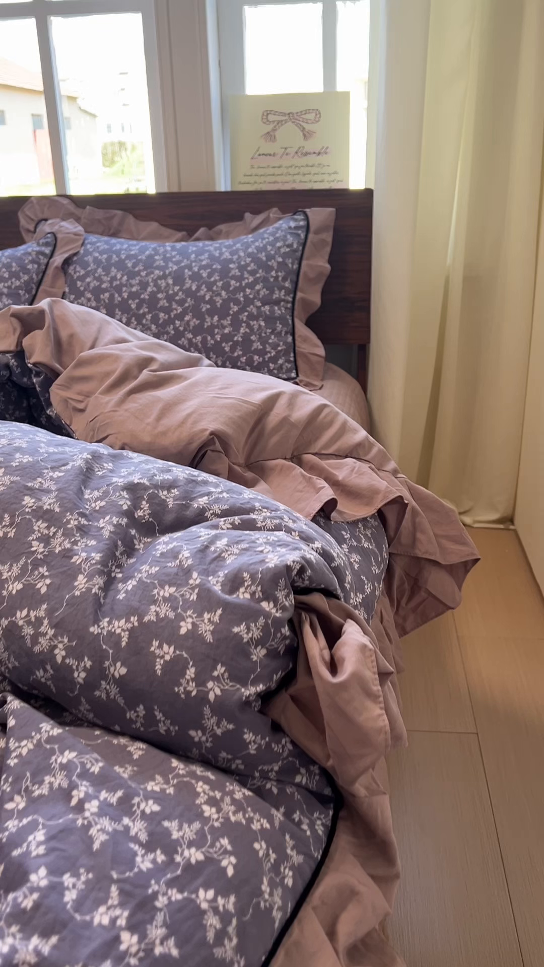 91家纺网 家纺一手货源 找家纺 美梦家纺 2025新款亲肤舒适高克重云感棉床盖四件套 图南·紫