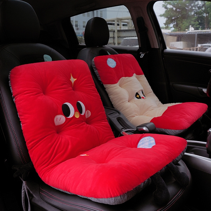 91家纺网 家纺一手货源 找家纺 仟亿莱 2025新款大眼红苹果连体坐垫 组合图仅供参考不可下单