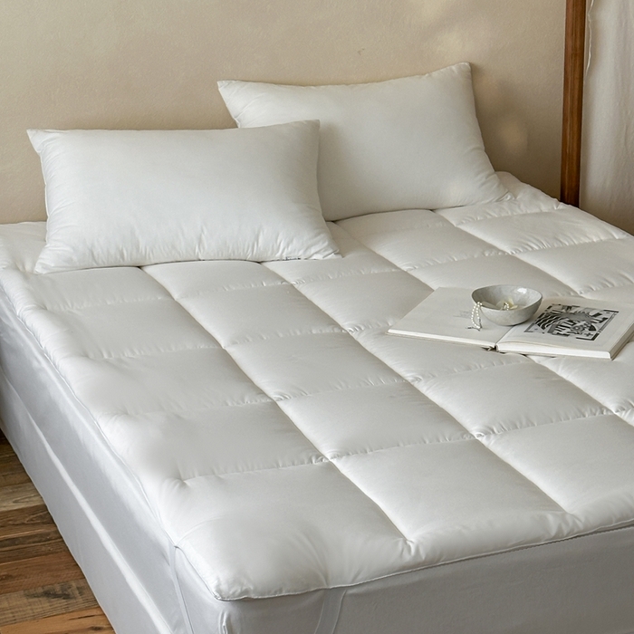 91家纺网 家纺一手货源 找家纺 三味舒屋 2025新款亲肤舒适简约本素棉花床褥 本素棉花床褥单边款