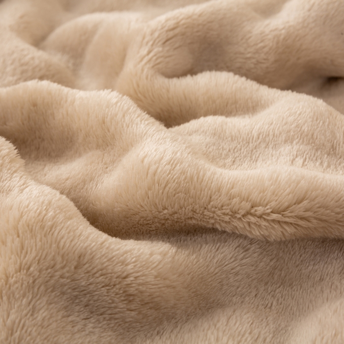 91家纺网 家纺一手货源 找家纺 爱彼家纺 2025秋冬新款玉兔云绒毛毯毯子午睡毯玉兔云绒系列 玉兔云绒-米咖