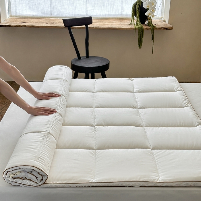 三味舒屋 2025新款亲肤舒适简约本素棉花床褥 本源棉花床褥立体款