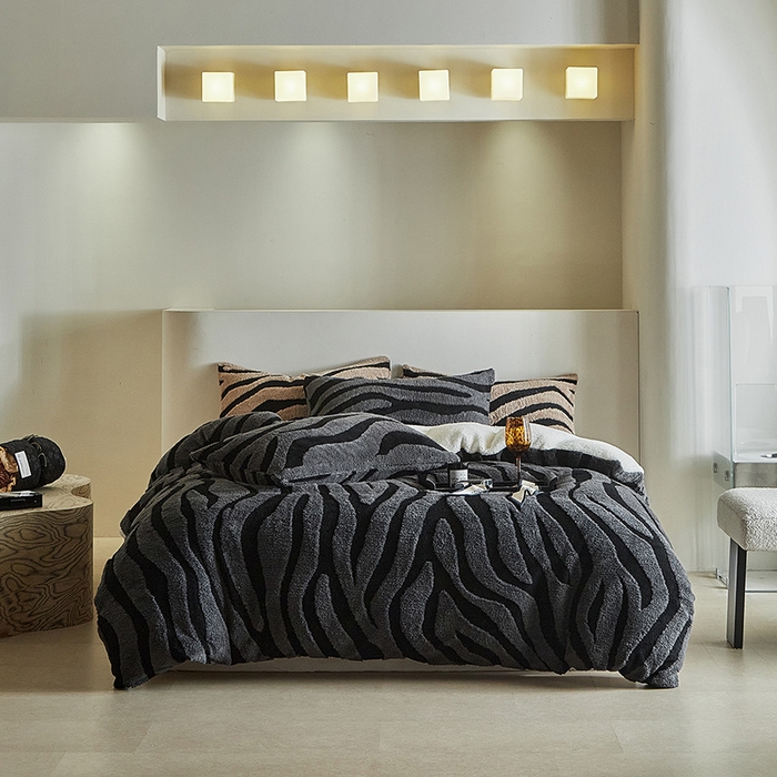 91家纺网 家纺一手货源 找家纺 （总）温宁家纺 2025新款斑马被套毯毛毯盖毯