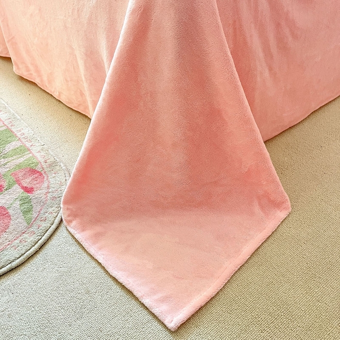 91家纺网 家纺一手货源 找家纺 金爱家 2025新款正版三丽鸥授权大版卡通平网数码印花加厚高克重牛奶绒系列四件套-第二批 熊熊兔美乐蒂