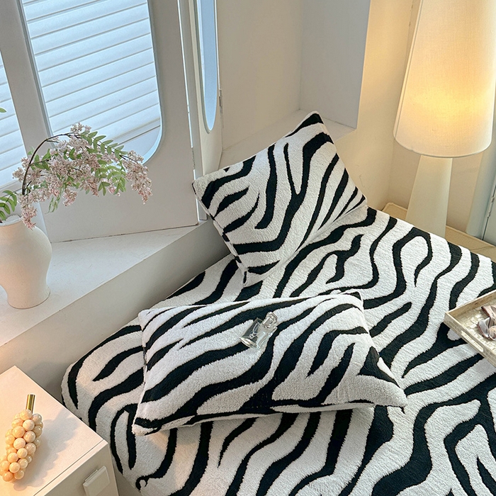 91家纺网 家纺一手货源 找家纺 （总）温宁家纺 2025新款斑马纹床笠