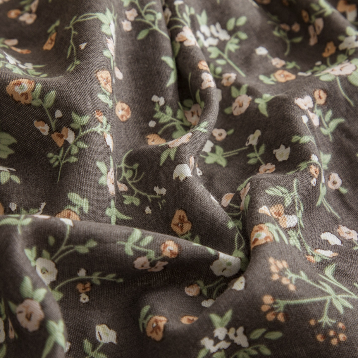 91家纺网 家纺一手货源 找家纺 大境 2025秋冬新款A类全棉双层纱棉加牛奶绒四件套韩版公主风 春野