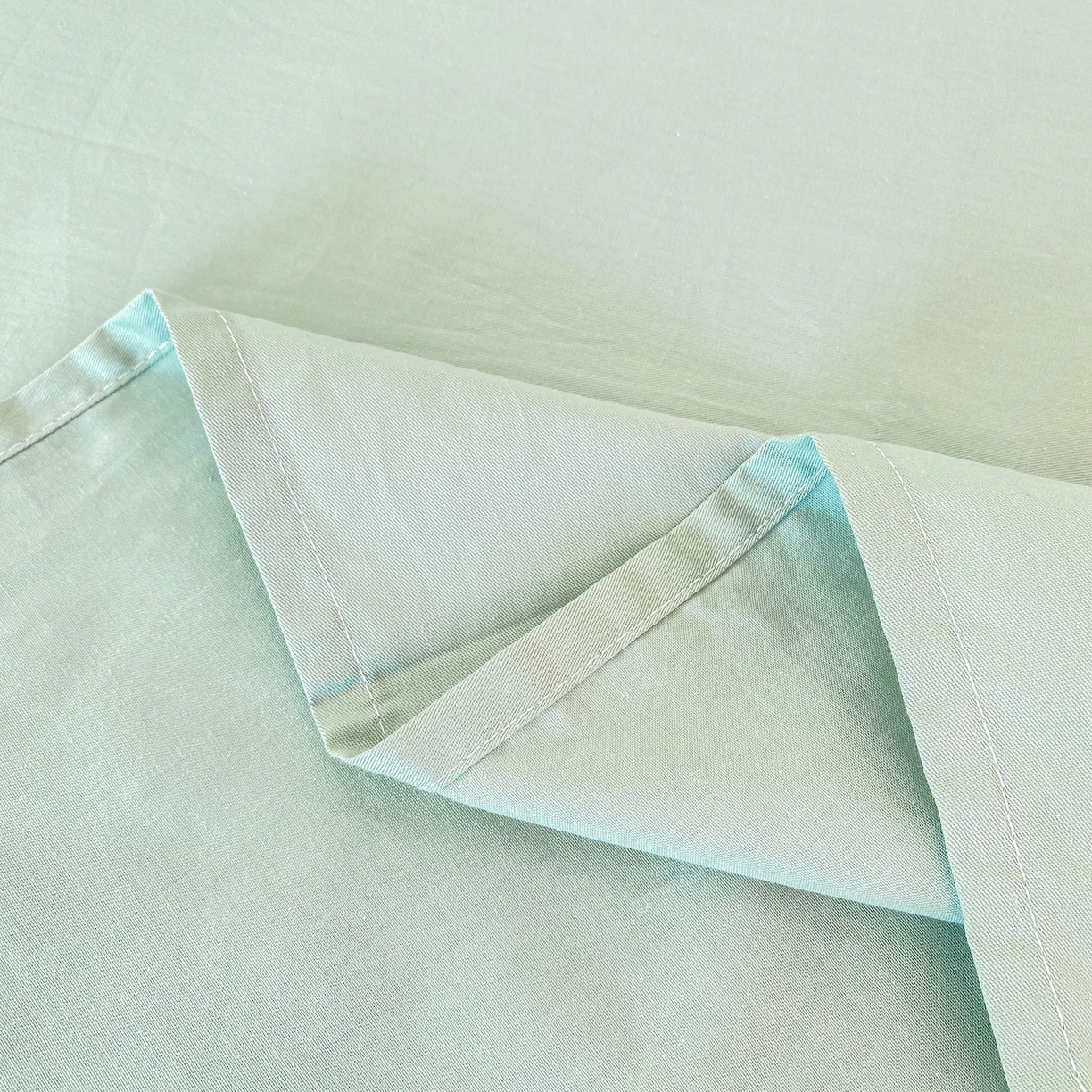 91家纺网 家纺一手货源 找家纺 灰鲸 2025新款全棉刺绣大床床单-懒懒小憩系列 懒懒小憩-绿