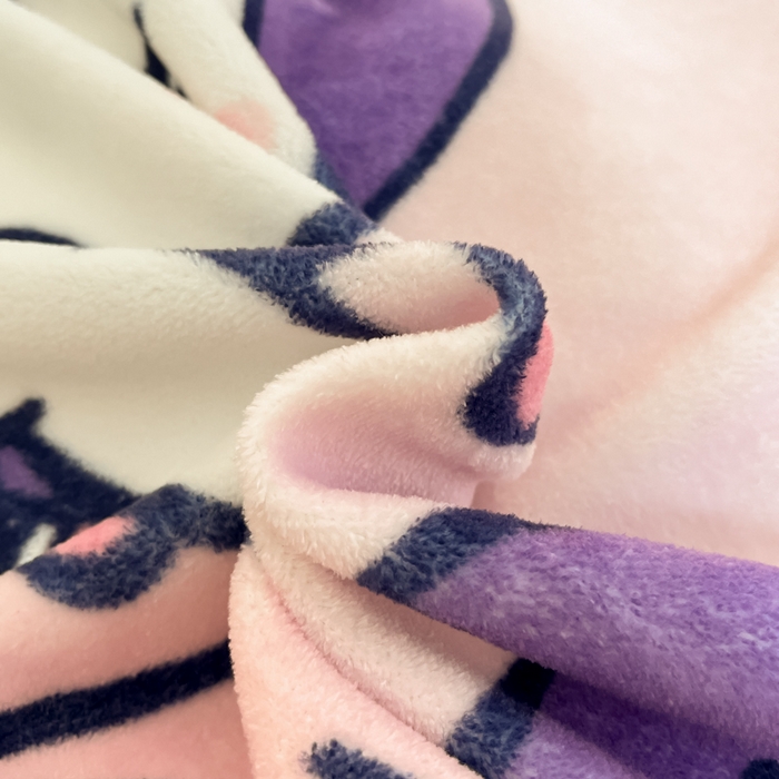 91家纺网 家纺一手货源 找家纺 金爱家 2025新款正版三丽鸥授权大版卡通平网数码印花加厚高克重牛奶绒系列四件套-第一批 绒大版-R气球公主库洛米