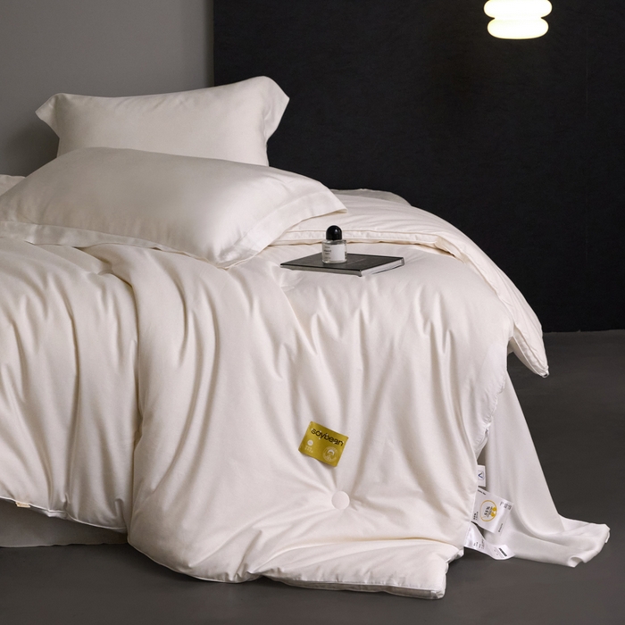 91家纺网 家纺一手货源 找家纺 （总）纪梵茜 2025新款李官奇正品授权  长绒棉大豆被子全棉被芯加厚大豆纤维被纯棉冬被