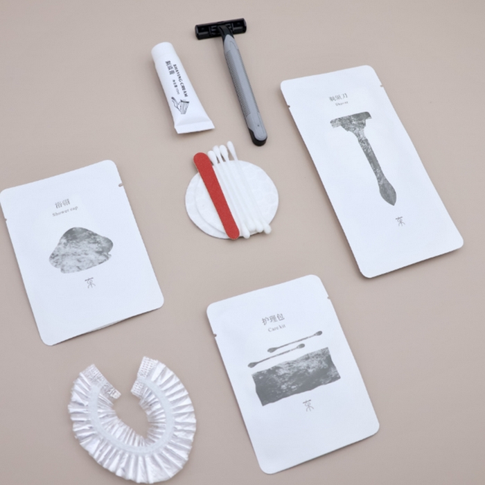 安力森/诚臻酒店用品 东木系列 圆角石头纸加厚高压浴帽1000/箱 东木系列