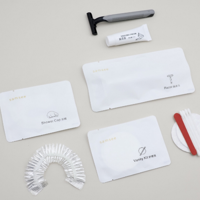 安力森/诚臻酒店用品 心施samsee系列（圆角三边封） 臻系列洗沐 浴帽3000/箱 心施samsee系列